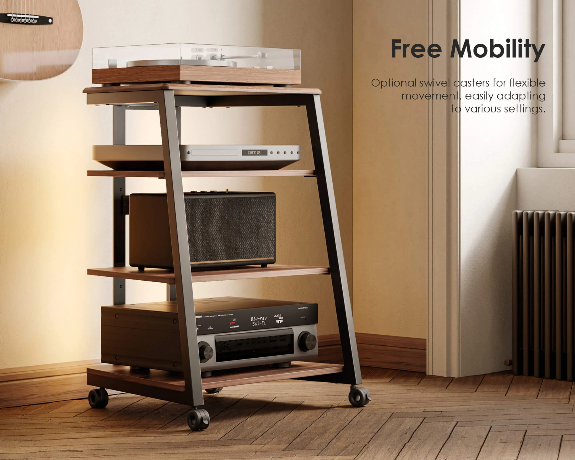 Eiffel V2 AS07 LED Record Player Stand - Image 7