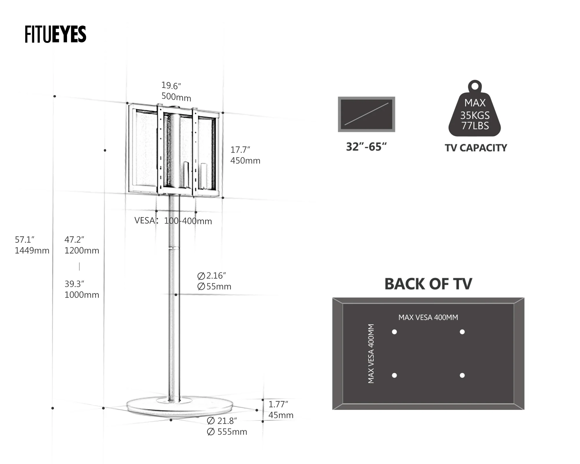 Master V2 FT65 TV Stand - Image 25