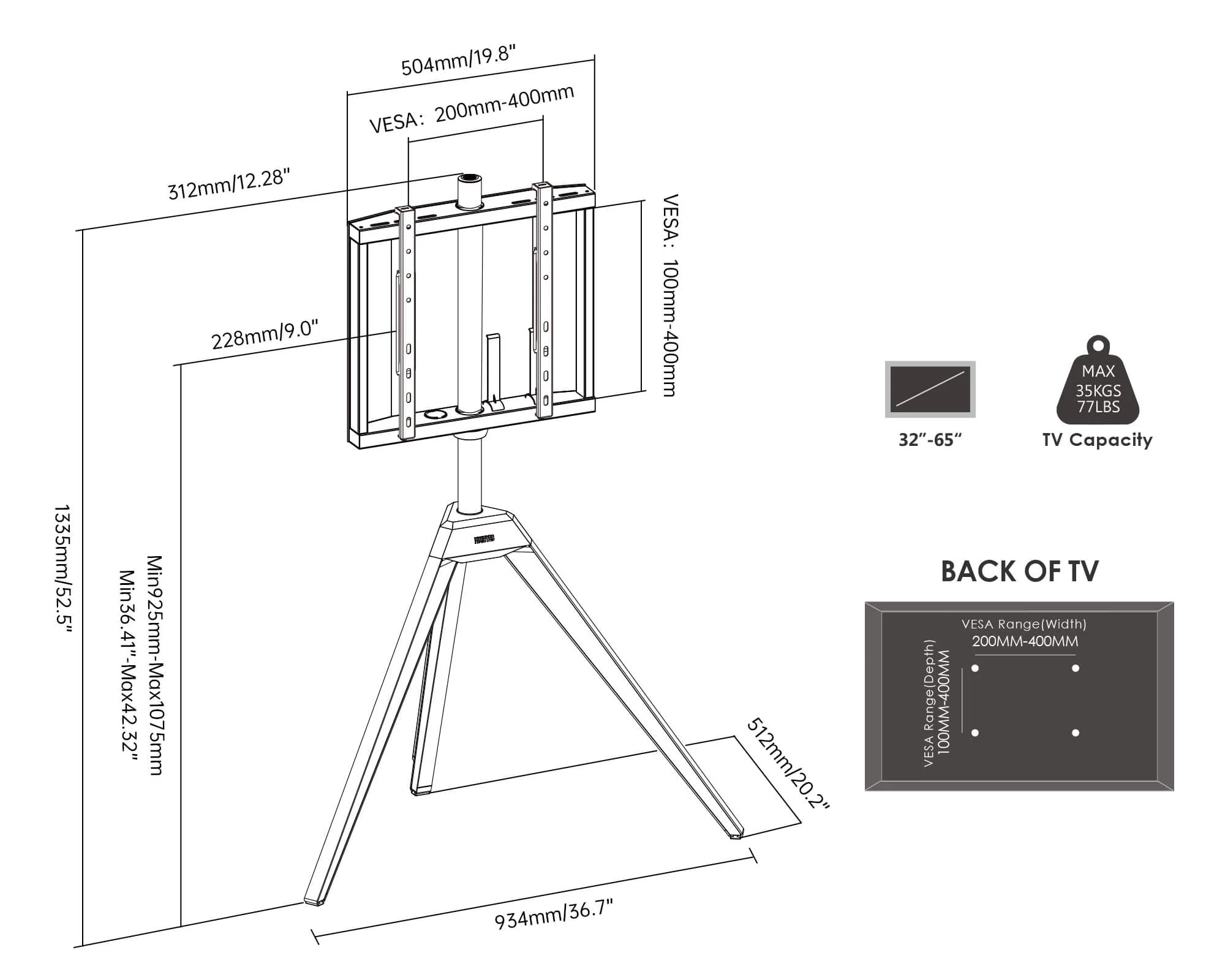 Picasso FT65 TV Stand - Image 25